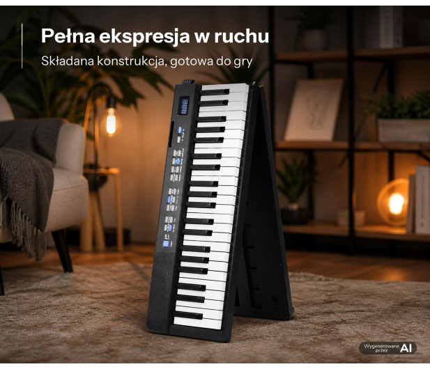 MusicMate Pianino cyfrowe składane MM-P8 FoldMaster - 1588225 - zdjęcie 13